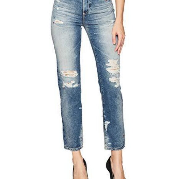 NWT AG Adriano Goldschmied The Phoebe Vintage High Waist Tapered Leg Jeans - Picture 2 of 16